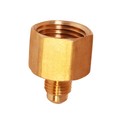 Everflow 1/2" Flare x 3/4" FIP Reducing Adapter Pipe Fitting; Brass F46R-1234